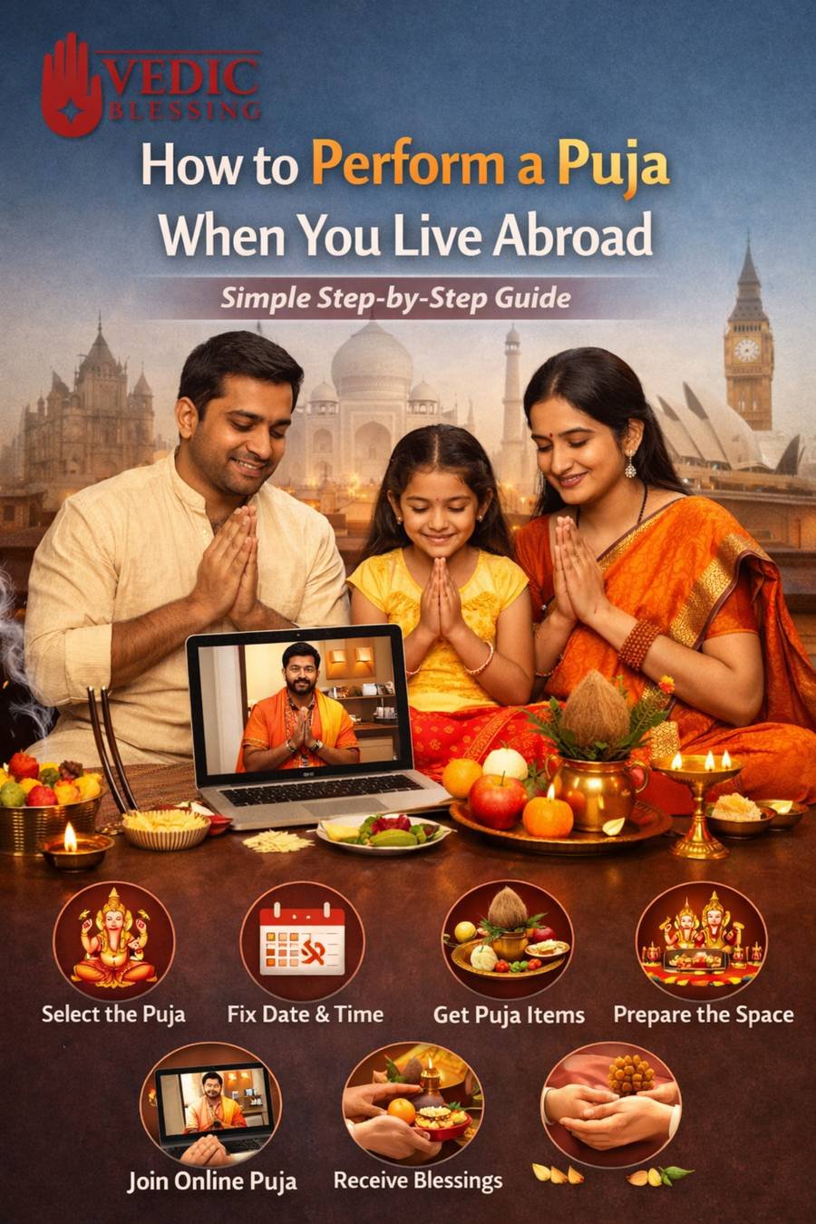 How to Perform a Puja When You Live Abroad (Simple Step-by-Step Guide)