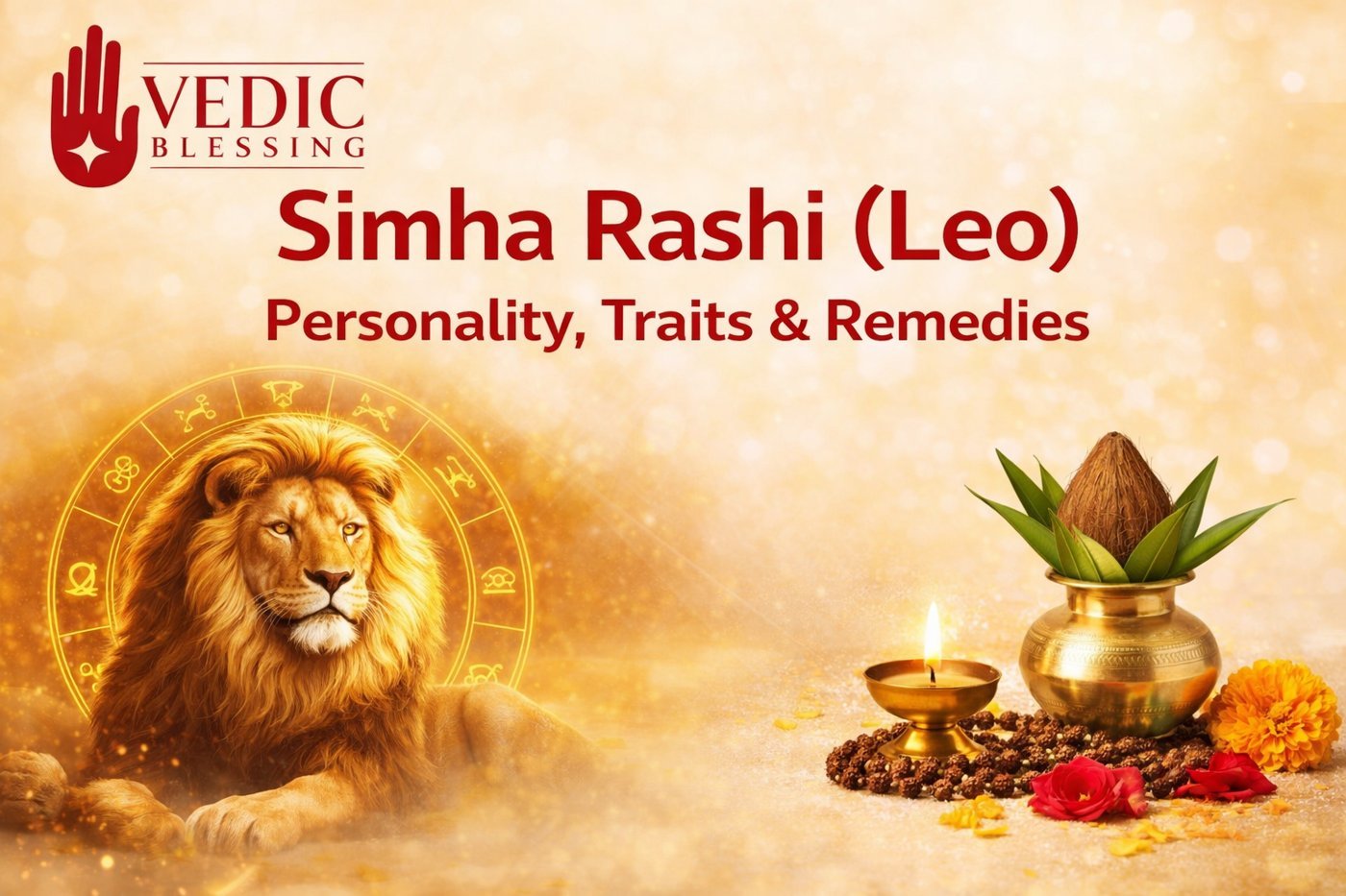 Simha Rashi (Leo): Personality Traits, Characteristics, and Spiritual Remedies