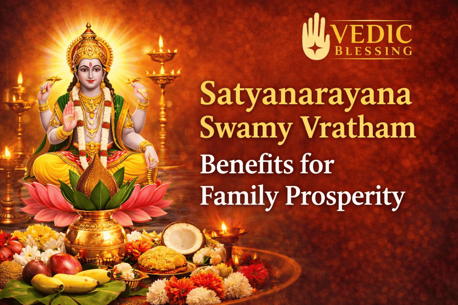Benefits of Satyanarayana Swamy Vratham for Family Prosperity