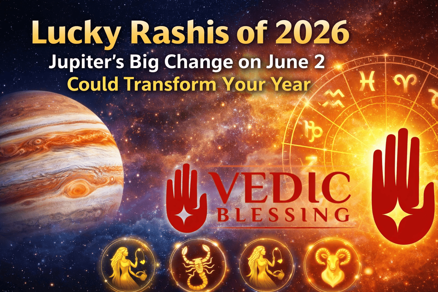 Lucky Rashis of 2026: Jupiter's Big Change on June 2 Could Transform Your Year