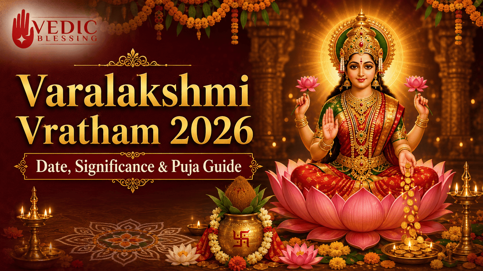 Varalakshmi Vratham 2026: Date, Significance & Puja Guide