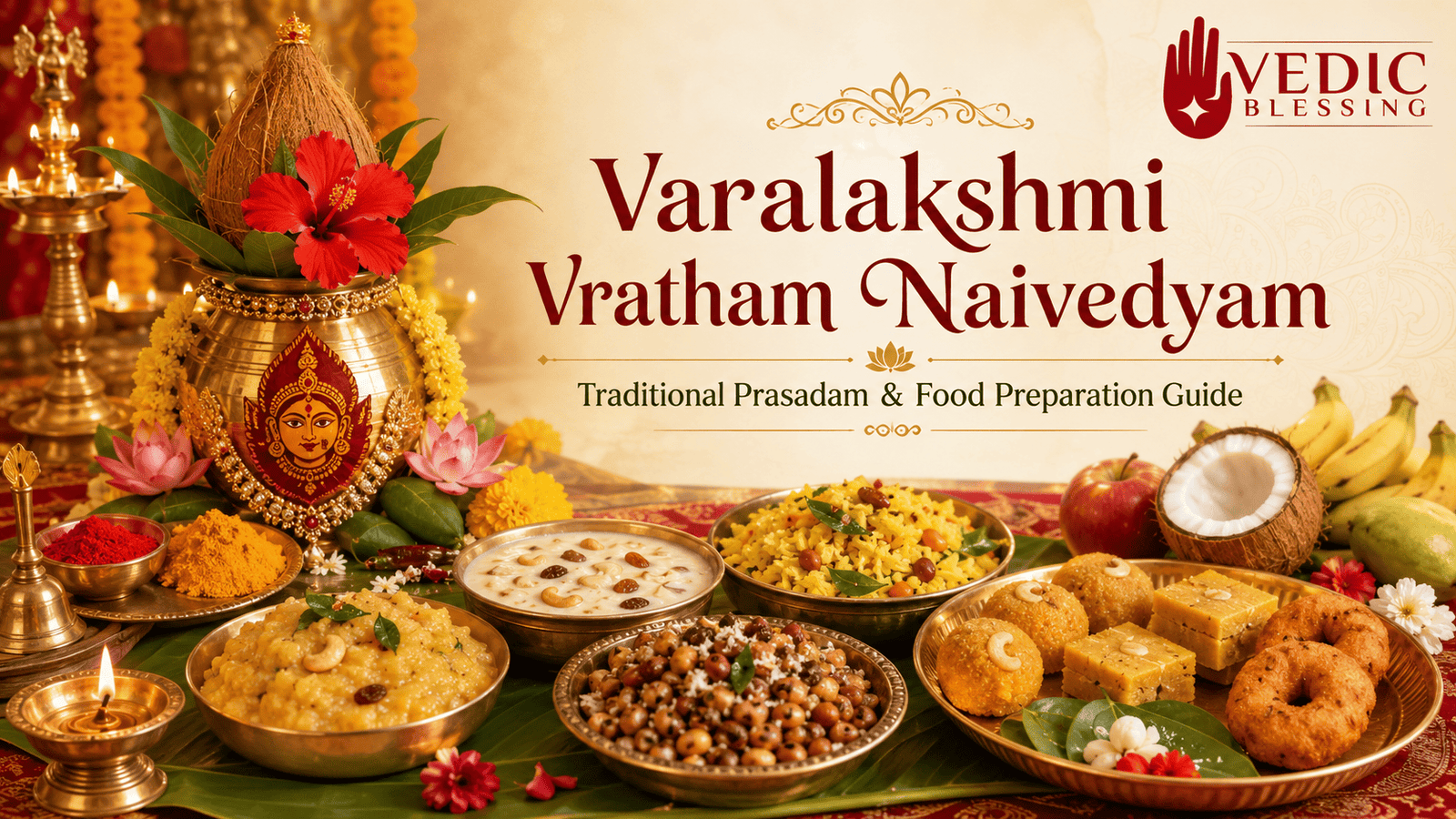 Varalakshmi Vratham Naivedyam: Traditional Prasadam and Food Preparation Guide