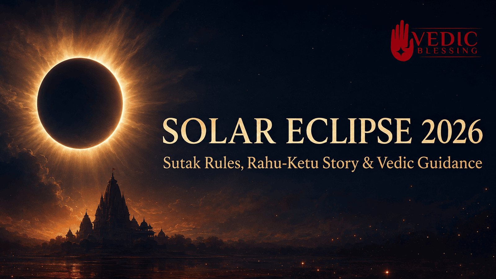 Solar Eclipse August 12, 2026: Visibility, Sutak Rules, Rahu-Ketu Story and Vedic Guidance