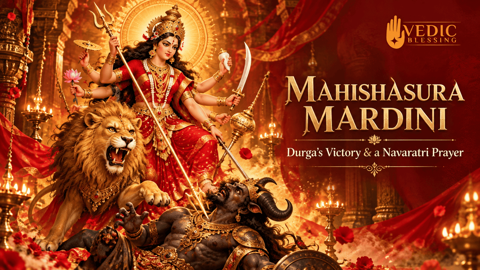 Why Is Durga Called Mahishasura Mardini? Her Story, Victory and a Navaratri Prayer